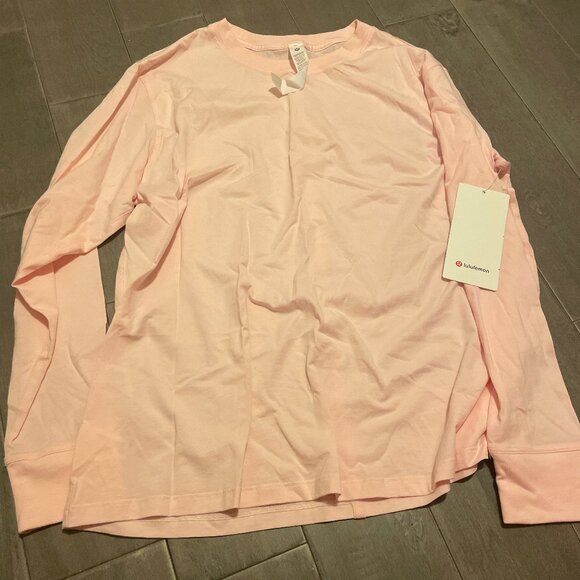 NWT Lululemon All Yours Long Sleeve Shirt Strawberry Milkshake Size 6 - Picture 1 of 1